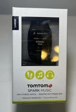 TomTom Spark Cardio + Music GPS Fitness Watch, Black, Size L picture