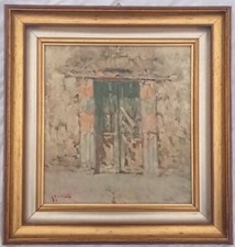 Giuseppe GIARDIELLO (Naples 1887- 1920) Oil door on board cm 31x29 picture