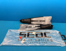 SEAC Talent Camo Gray Full Foot Dive Fins Size 9.5-10 US Spearfishing Pair picture