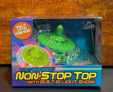 Can You Imagine The Amazing Non-Stop Top with Built-In Light Show Green NIB Rare picture