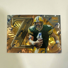 Pinnacle 1997 Zenith Z-Team Brett Favre Green Bay Packers #ZT11 Promo Insert HOF picture