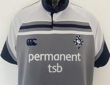 Vintage Canterbury Ireland IRFU Rugby Jersey Permanent TSB Polo Shirt Mens Retro picture