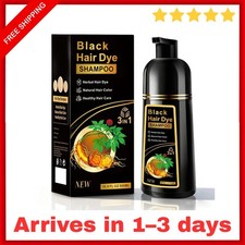 Hair Dye Shampoo 3 in 1 Hair Shampoo Instant Hair Dye Herbal Ingredients US picture
