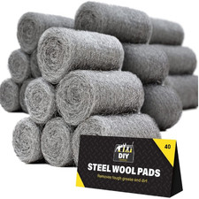0000 Steel Wool for Mice Control - 40 Pack Fine Grade Stainless Steel Wool for F picture