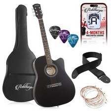 41-inch Beginner Cutaway Acoustic Guitar Package, Full Size Basic Starter Kit picture