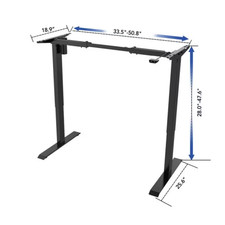 FLEXISPOT Electric Standing Desk Frame 2-Button Controller EC1B Black picture