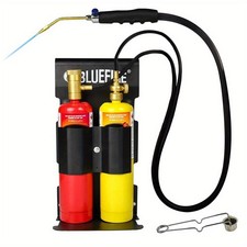 BLUEFIRE Oxypropane Welding Gas Cutting Torch Kit With Flint Lighter And Holder picture