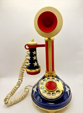 Western Electric / ATC 1973 Stars & Stripes Candlestick Telephone  Laugh In fav picture