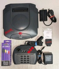 Atari Jaguar 64-Bit Game Console w/ 1 Controller, Adapter, Jag2SNES, AV, RF picture