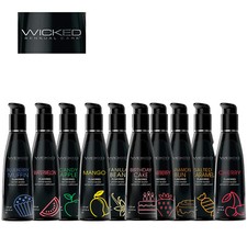 Wicked Aqua Edible Fruit Flavor Sex Lube Water Based Personal Natural Lubricant picture