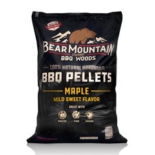 Bear Mountain Maple Cooking Pellets Mild Sweet Flavor 20lb Bag BBQ Smoker Smoke picture