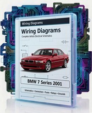 2001 BMW E38 740i 740iL 750iL Electrical Wiring Diagrams Schematics PDF on USB picture