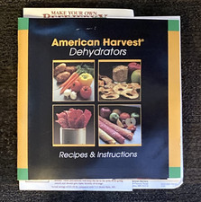 Vintage 1993 American Harvest Dehydrators Recipes & Instructions Booklet picture