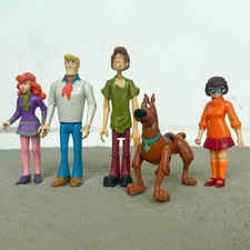 5pcs Scooby Doo Mystery Mates Gang Fred Daphne Velma Shaggy Crew Figures Toy picture
