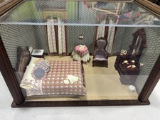 Victorian/Edwardian miniature roombox 1:12 Scale Vintage Perfect Conditions picture