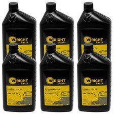6PK Genuine OEM Wright Hydraulic Premium Oil 15W50 1 Qt. picture