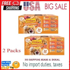 2 Pack Friskies® Chicken Lovers Adult Cat Wet Food - Variety Pack, 32 CT, 176 OZ picture