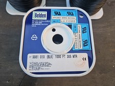 1,000 ft. Belden Wire Black 8521 010 1000 BELDEN WIRE - Black picture