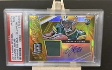 2014 Panini Spectra Davante Adams (RC) Aspiring Signatures Gold Prizm 5/10 PSA 9 picture