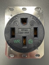 New HBL9450A Hubbell Receptacle 50A 125/250V NEMA 14-50R Marked For EV Charging picture