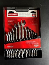 Craftsman 12pc Ratcheting Combination Wrench Set SAE Metric Open + Box End NEW picture