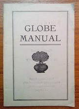 Antique 1909 Globe Manual ~ World Globe ~ Illustrated Instruction Guide ~ Scarce picture