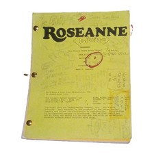 Roseanne Original TV Script Episode 