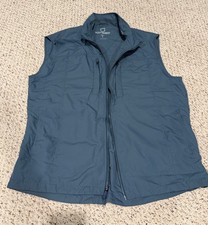 SCOTTEVEST SeV Men Black Multi Pocket Travel Utility Vest Large Techwear Hiking picture