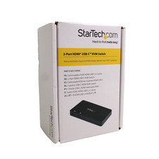 StarTech.com 2 Port USB C KVM Switch 4K 60Hz HDMI Compact Dual Port UHD USB-C picture