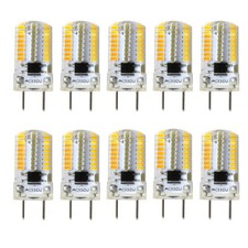 10pcs G8 Bi-Pin T5 64 3014 LED Light Bulb Dimmable Crystal Lamp 120V Warm White picture