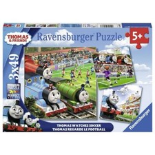 Ravensburger Thomas & Friends Puzzle Thomas Watches Soccer NEW Sealed  picture