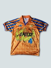 Shimizu S-Pulse 1993 Mizuno Home Shirt Horiike #4 J.League Vintage Japan M picture