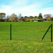 Euro Fence Steel 82ftx3.9ft Green picture