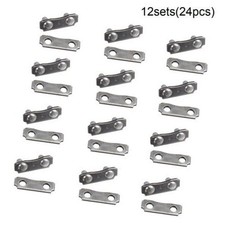 12 Sets Heavy Duty Chainsaw Chain Repair Kits 3/8 LP .050 Inch Links Tie Straps picture