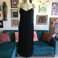 OPT One Pretty Time size 8 Black Spaghetti Strap Shirred Bustier Dress NWT picture