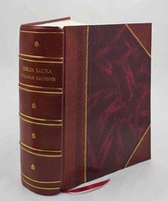 Biblia Sacra Vulgatae Editionis... Editio Nova, Notis Chronologi [Leather Bound] picture
