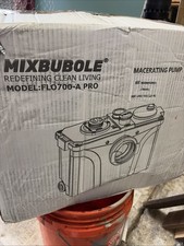 Mixbubole 1.2HP Macerator Pump for Toilets, Sinks & Showers - Upflush to 32.8FT picture