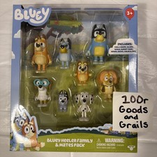 Bluey Heeler Family and Mates Pack 8 Figures 3+ picture