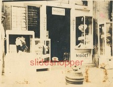 Photo 1917  WIERD Unusual The Midget Store Slidell? Louisiana Street Scene picture