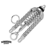 OG Lowrider Classic Spring Suspension Fork Slammer Triple Square Twist Chrome picture