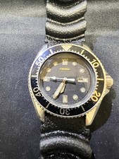 Seiko 2625-0010 150M Quartz Diver JDM Vintage Black Dial 33mm Original Watch picture