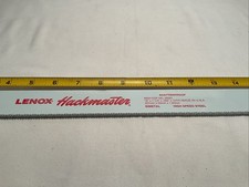 Lenox Hackmaster Shatterproof 18”x 1 1/4” Shatterproof Bimetal Blades Lot Of 3 picture