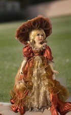 Delton Victorian Porcelain Doll “Alexa”LE48/1500, 28 in, 2006 picture