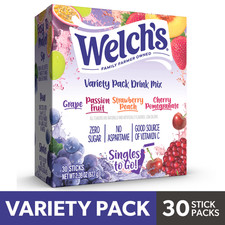 Welch's Zero Sugar Variety Pack Singles to Go Powdered Drink Mix, Grape picture