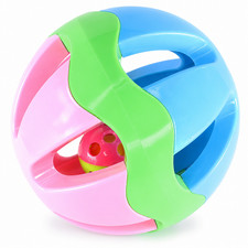 Bonka Bird Toys 2008 Huge 5-Inch Plastic Rattle Ball Foot Talon Craft Part Pet picture