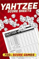 Score Sheets: 720+ Score Games for Scorekeeping, Yahtzee Score Pads, 6 X picture