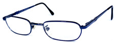FENDISSIME F136 112 NOS Italy Dark Shiny Blue 49-20-135 Eyeglasses Frame picture