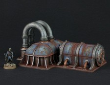 Pumping Station Industrial Scenery Factory O HO N 28mm 32mm Gaming Scale White picture