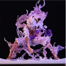 Monkey D Luffy Gear 5 Sun God Nika Battle One Piece Custom Anime Action Figure picture