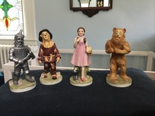 Wizard of Oz 4 Piece Porcelain Figurine Set Vintage MGM 1974 Seymour Mann Inc. picture